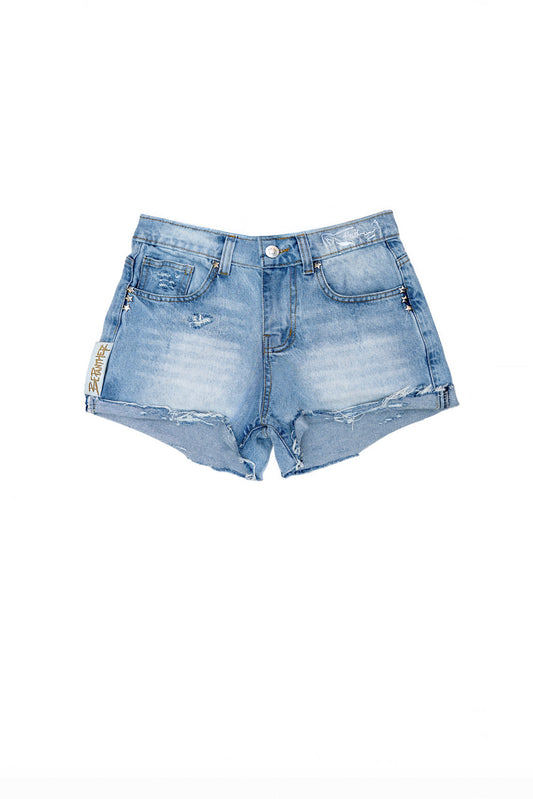 Blue Eyed Signature Denim Shorts