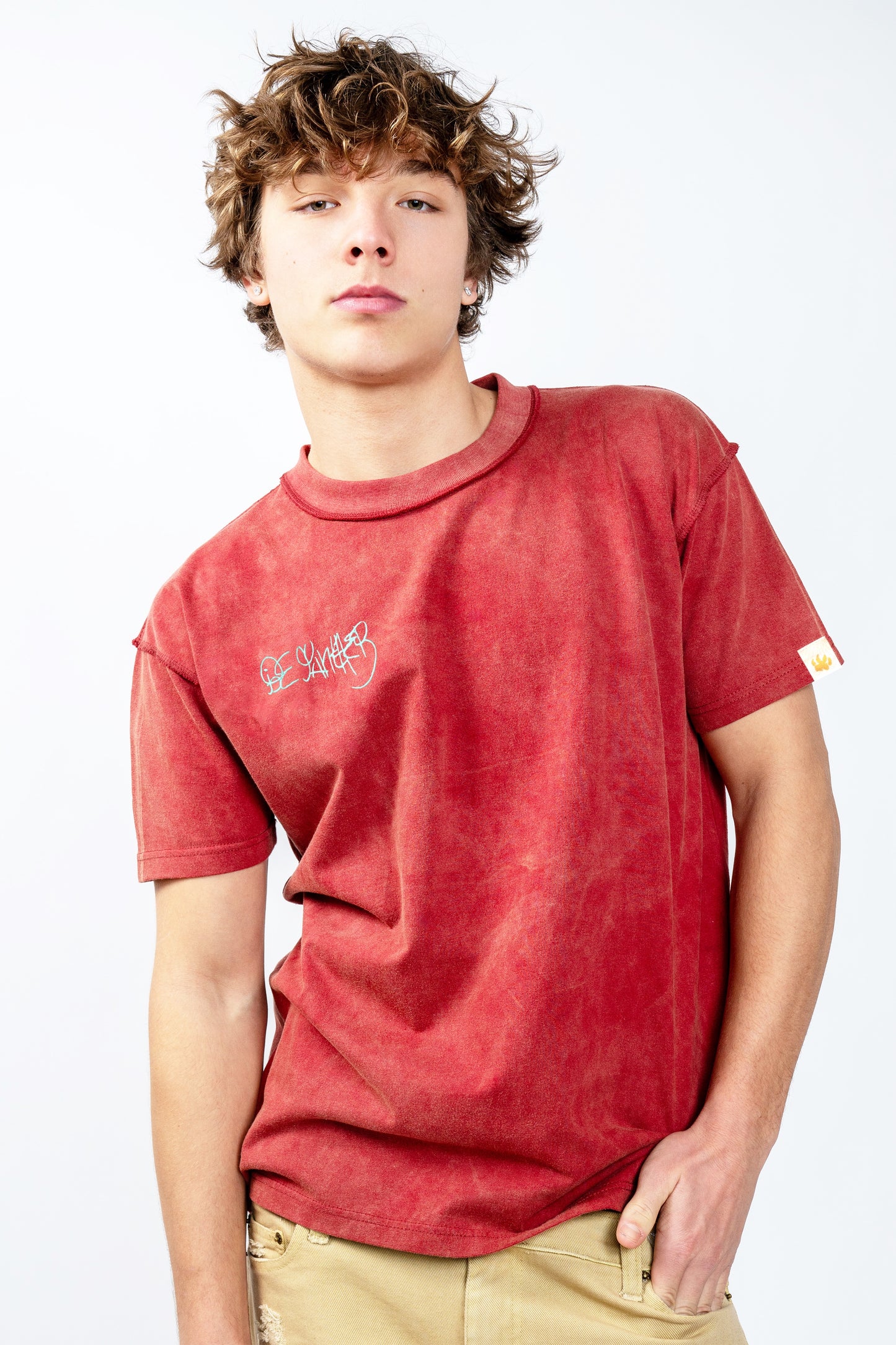 Vintage Washed Ruby Red T-Shirt