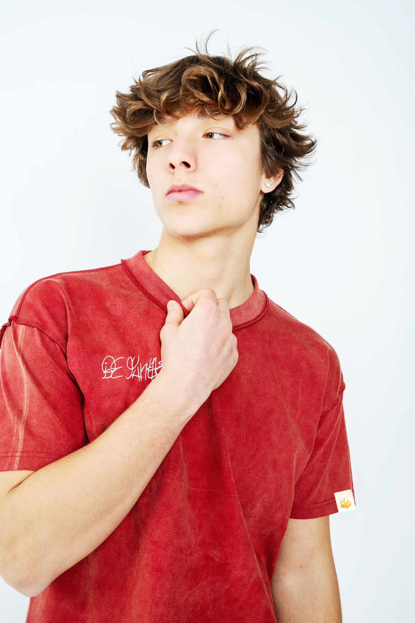 Vintage Washed Ruby Red T-Shirt