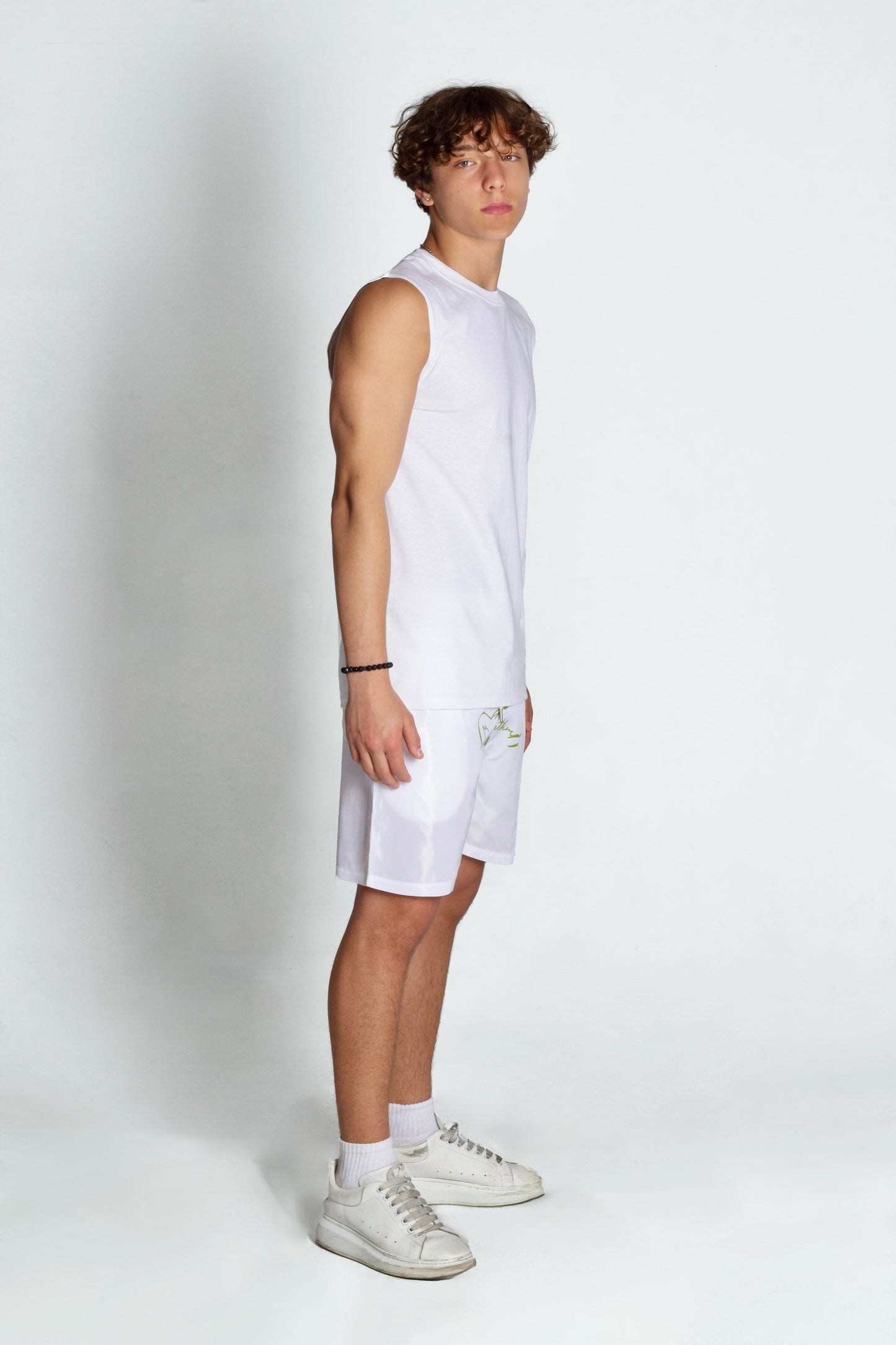 Half Panther Face Swim Shorts