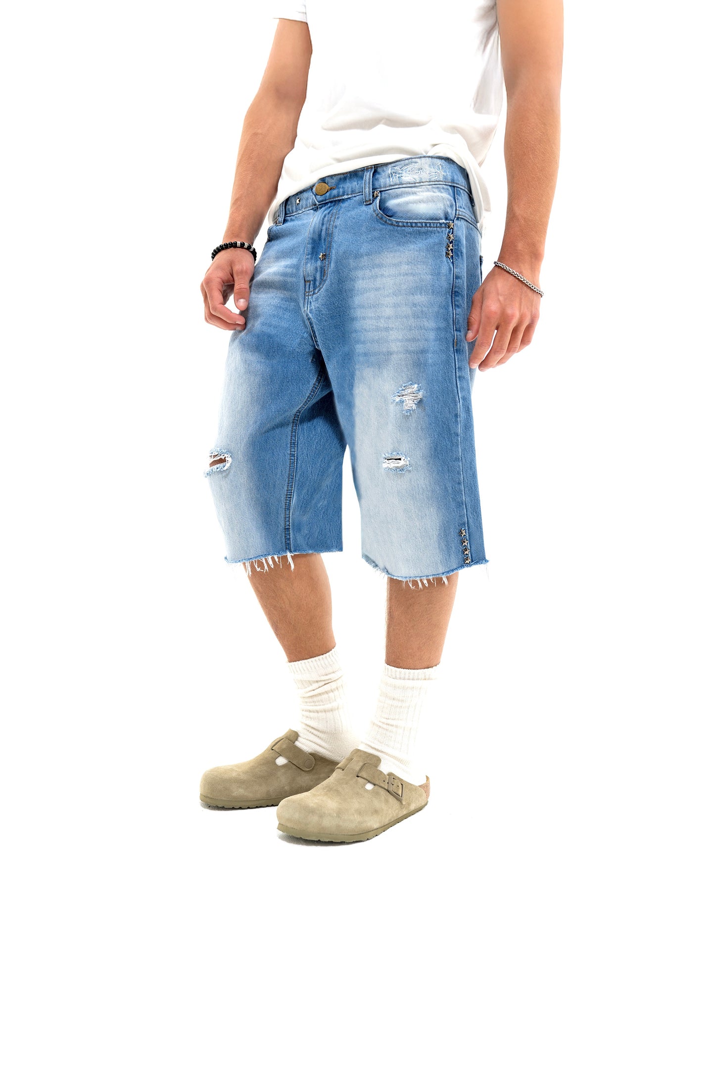 Stardom Blue Eyed Denim Shorts