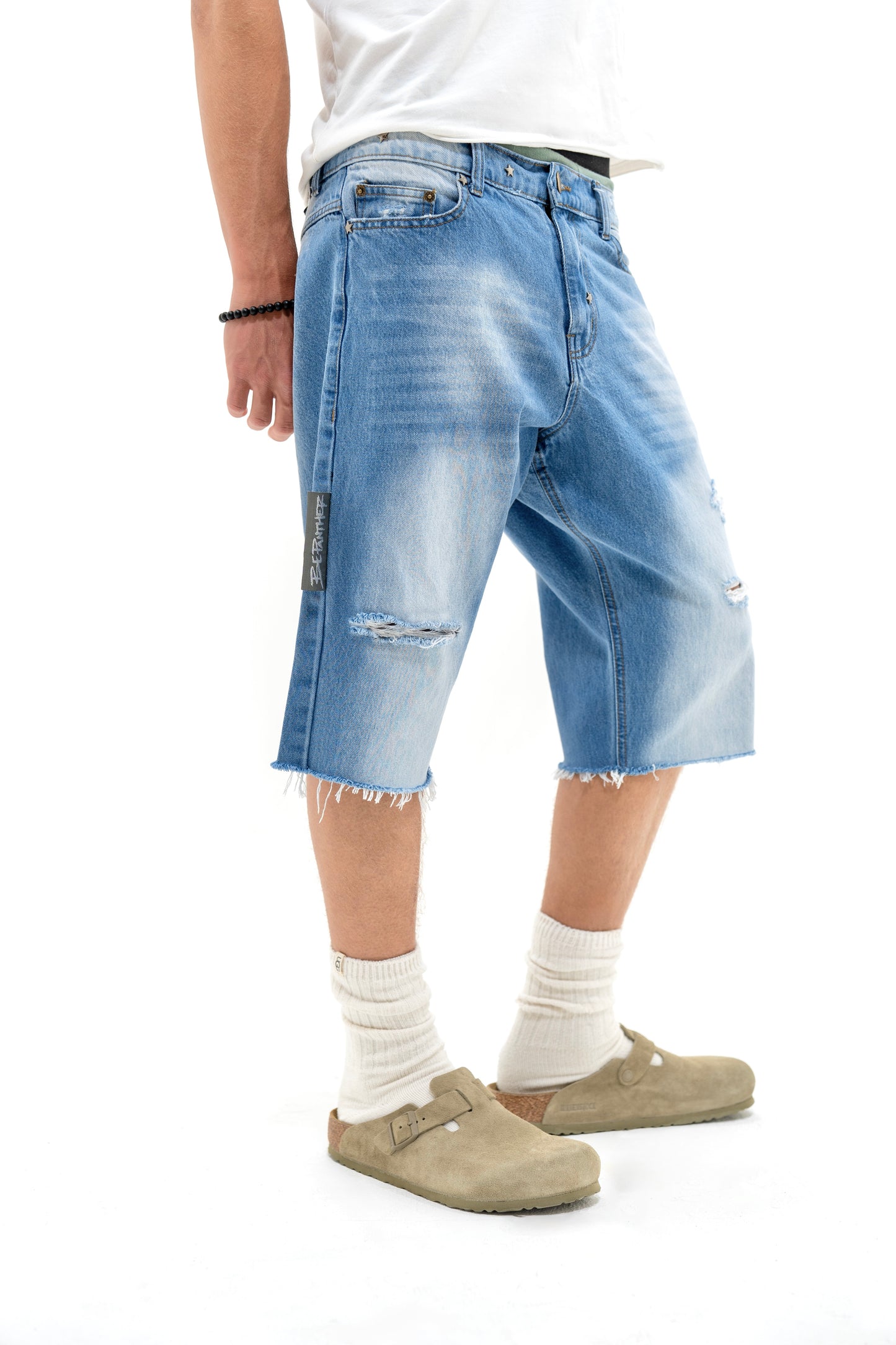 Stardom Blue Eyed Denim Shorts