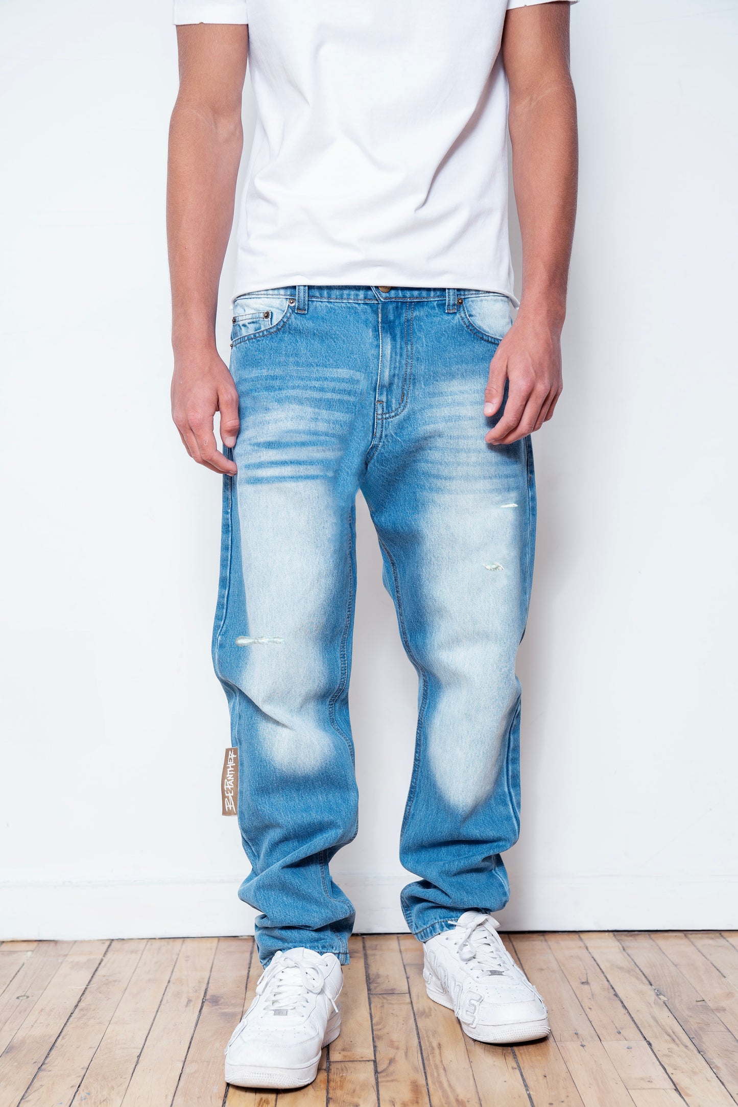 Signature Blue Eye Panther Jeans