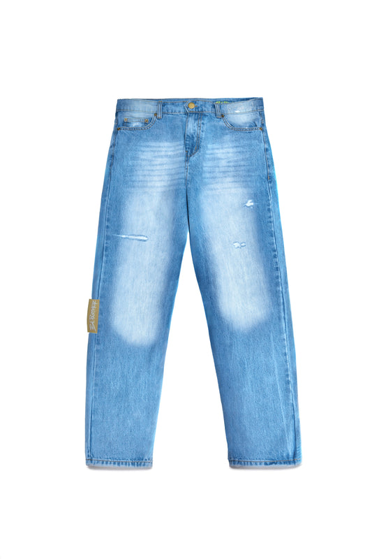 Signature Blue Eye Panther Jeans