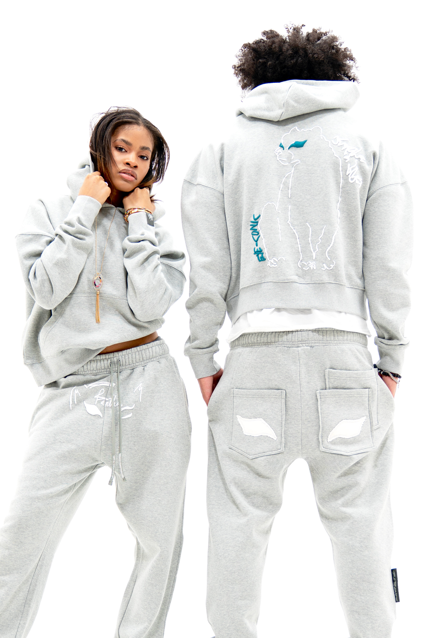 Signature Panther Line Art Hoodie