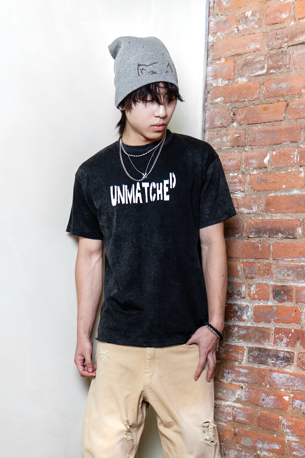 THE CRYSTAL PANTHER™ BEANIE (Light Grey)