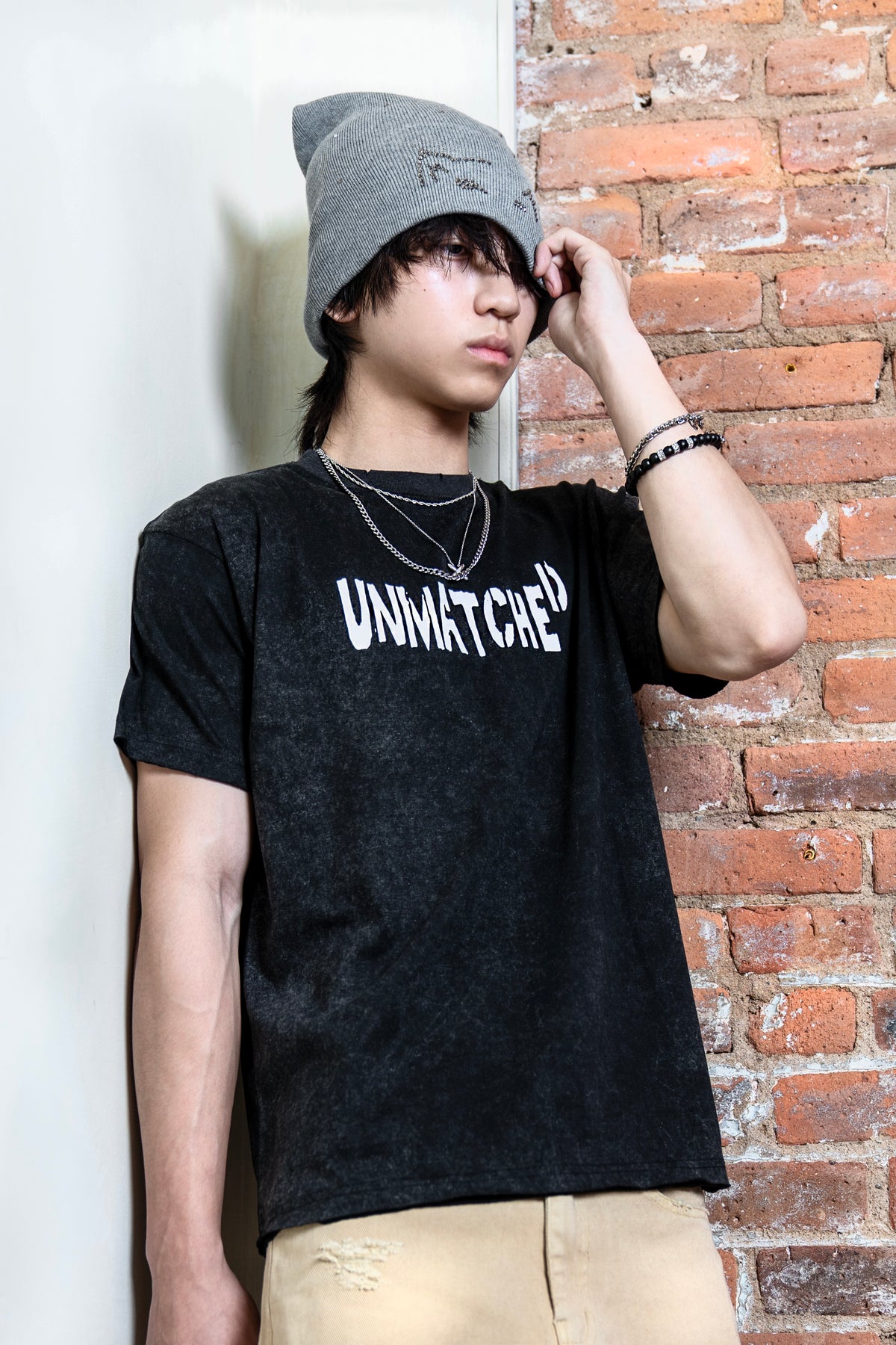 THE CRYSTAL PANTHER™ BEANIE (Light Grey)