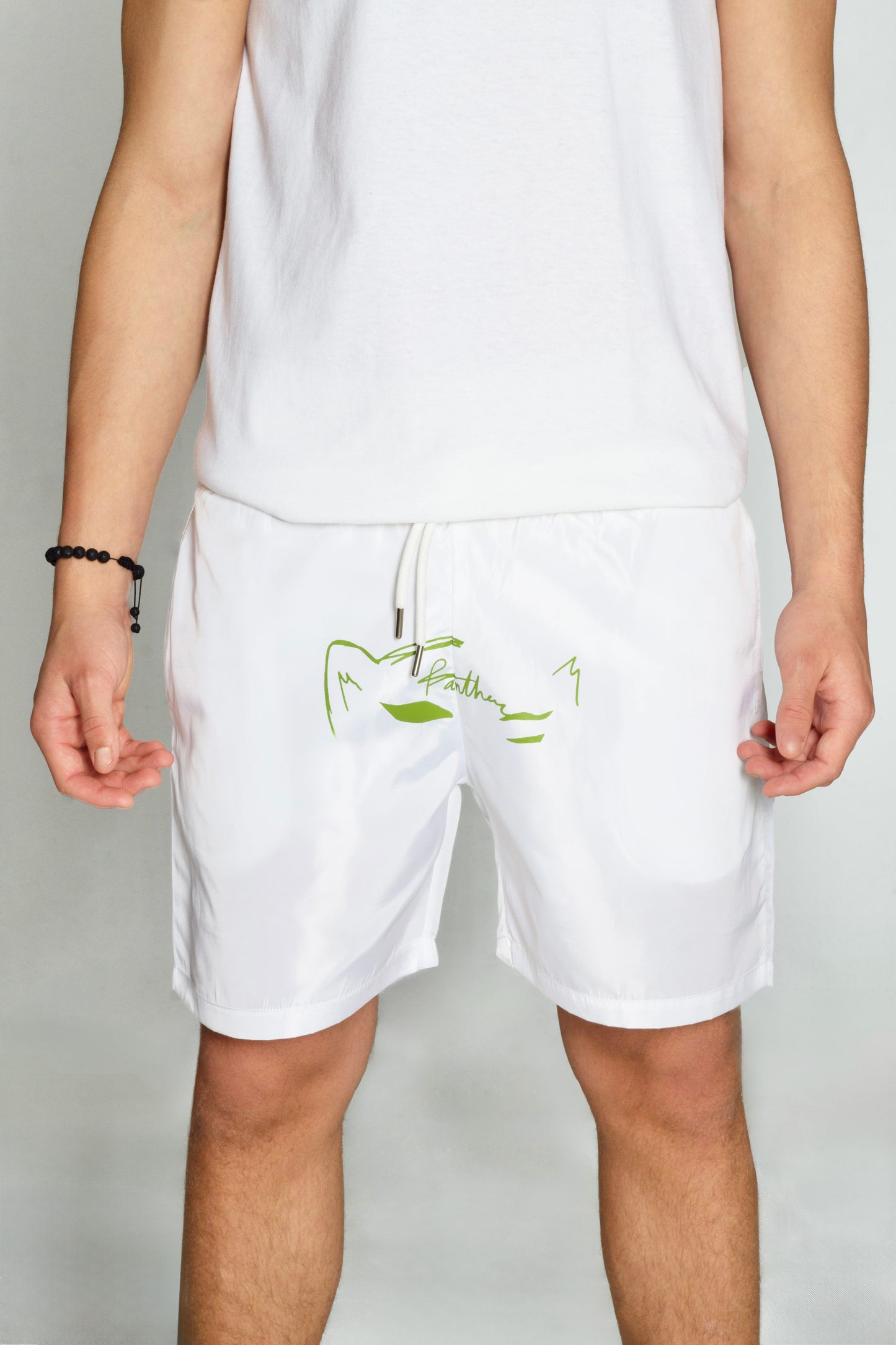 Half Panther Face Swim Shorts